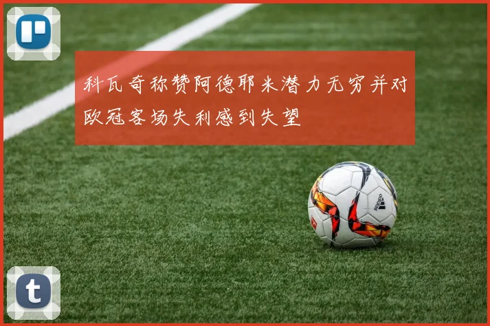 科瓦奇称赞阿德耶米潜力无穷并对欧冠客场失利感到失望
